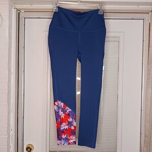#370 3/$18 - Reel Legends Blue/Red leggings Size XS